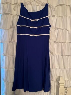 jcpenney blue and white dress jcpenney | Dresses | Floral White And Blue Dress